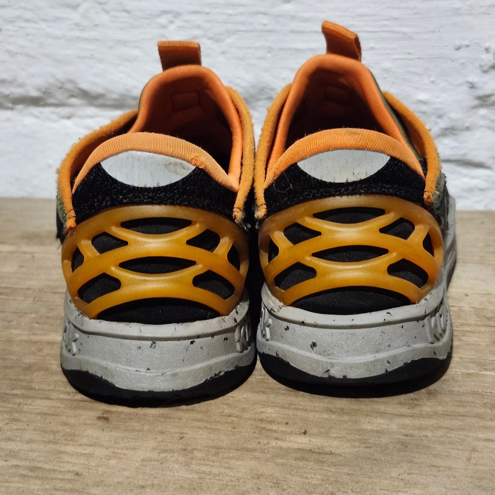 Kizik Kids Athens Hands-Free Slip On Sneakers Olive Orange 1Y D4FC KTRUOG03 - Picture 8 of 12